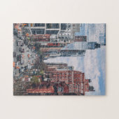 シティトラフィック&建物風光明媚なパズルジグソーパズ ジグソーパズル (横)
