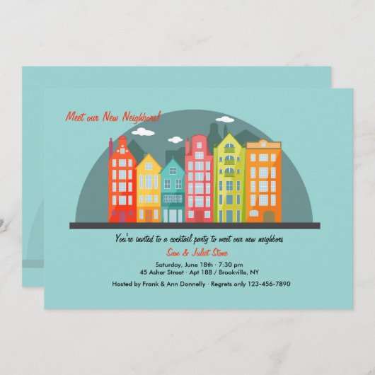 シティドウェラーズミート&アグリート招待状 招待状 (正面/裏面)