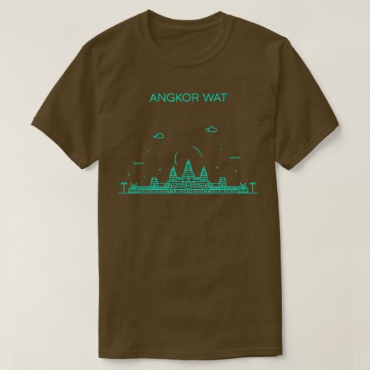 シティナイトアンコールワット Tシャツ (デザイン正面)
