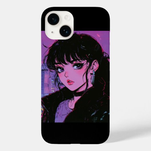シティナイトガールiPhoneケース Case-Mate iPhoneケース (裏面)