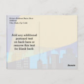 シティナイトスカイラインスーパーヒーローボーイズ誕生日パーティー ポストカード (裏面)