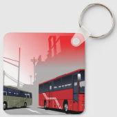 シティバスレッドグリーンコーチオンアーバン通り キーホルダー (裏面)