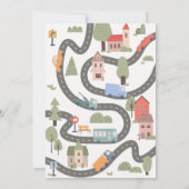 シティバースデーパーティーへの招待 招待状 (裏面)