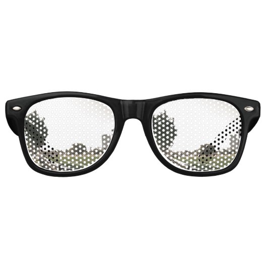 シティパークセッティングセピア レトロサングラス (正面)