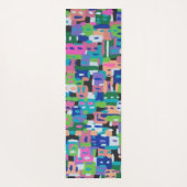 シティビューアットナイトジオメトリックプリント ヨガマット (裏面)