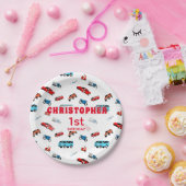 シティビークル誕生日紙プレート ペーパープレート (パーティー)