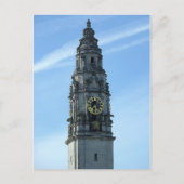 シティホールクロックタワーカーディフ ポストカード (正面)
