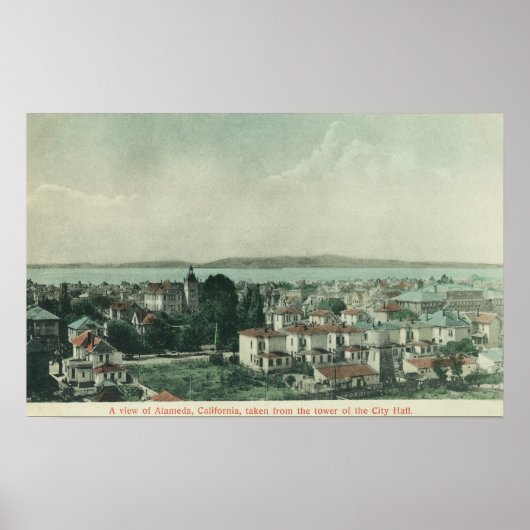 シティホールタワーアラメダ(カリフォルニア州) ポスター (正面)