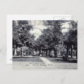 シティホールパーク、パースアンボー NJ ヴィンテージ ポストカード (正面/裏面)