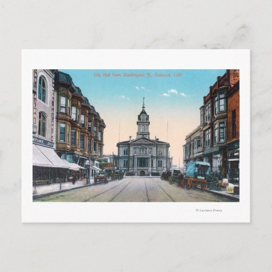 シティホールビルのビューワシントンセント ポストカード (正面)