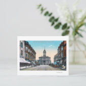 シティホールビルのビューワシントンセント ポストカード (スタンド正面)