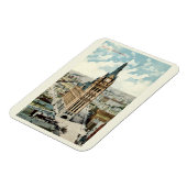 シティホールミルウォーキーWIヴィンテージ1911 マグネット (左側)