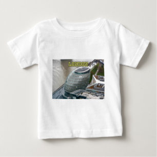 シティホールロンドンイングランド ベビーTシャツ