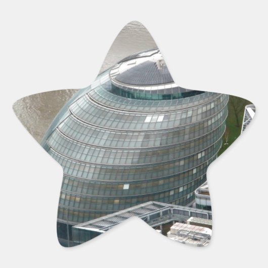 シティホールロンドンイングランド 星シール (正面)