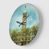 シティホールローウェルマサチューセッツ時計 ラージ壁時計 (傾斜)