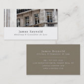 シティポートレート、法律プロフェッショナル 名刺 (正面/裏面)