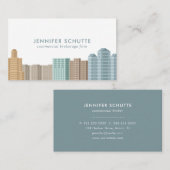 シティモダンスカイライン実在エステートエージェントプロフェッショナル 名刺 (正面/裏面)