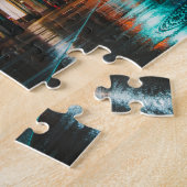 シティライトシーニックパズルシティアート懸命ジグソー ジグソーパズル (側面)