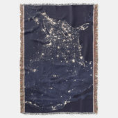 シティライト統一された州ズ宇宙ブランケット スローブランケット (正面縦)