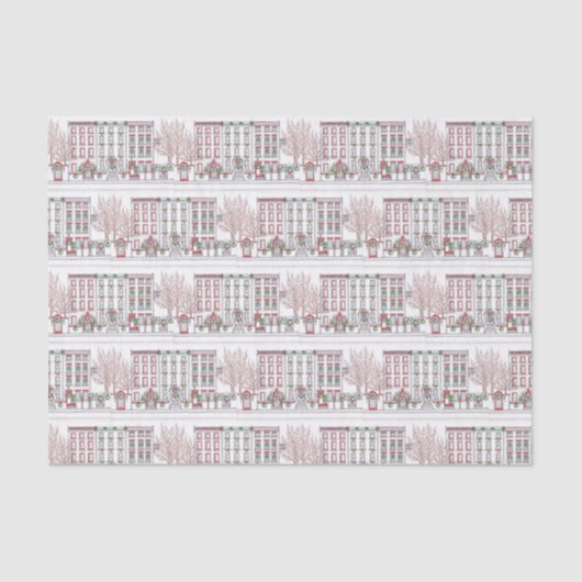 シティライフアットクリスマスティッシュペーパー 薄葉紙 (正面)