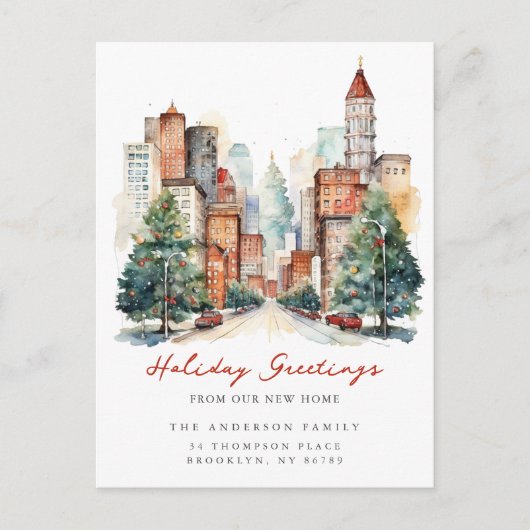 シティライフシティクリスマスニューアドレス 案内ポストカード (正面)