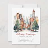 シティライフ シティクリスマス 新住所のお知らせ 案内状 (正面)