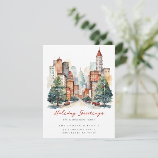 シティライフ シティクリスマス 新住所のお知らせ 案内状 (スタンド正面)