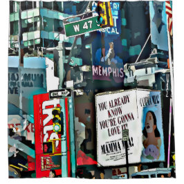 シティライフNYCシャワーカーテン シャワーカーテン