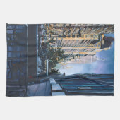 シティリミットの静けさ キッチンタオル (横)