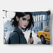 シティレインアクセサリーパウチトラベルバッグ アクセサリーポーチ (裏面)