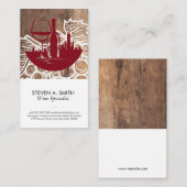 シティワイングラスボトル | ワイン葡萄 名刺 (正面/裏面)