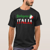 シティーイタリアンイタリ生まれカルチャー可愛いボローニャItali Tシャツ (正面)