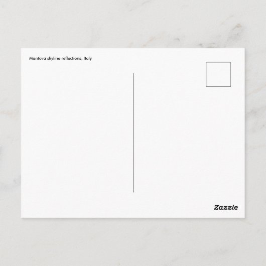 シティーイタリアンマンテュアのスカイライン ポストカード (裏面)