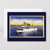 シティーオブペトスキー，ミシガン州フェリー ポストカード (正面/裏面)