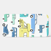 シティーカーや輸送用漫画のシームレスなパターン。  Case-Mate iPhoneケース (裏面 (横))