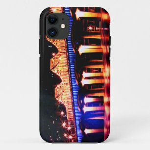 🌌🌉🌙シティーサイケデリックナイトスケープ iPhone 11 ケース