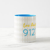 シティージップコードムービングブラックベージュホワイトコーヒーマグ ツートーンマグカップ (中央)