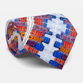 シティースケープChicago Satin Foulard ネクタイ (ロール)