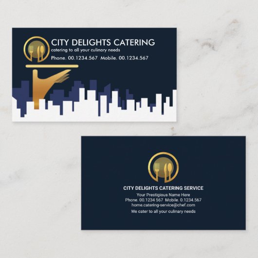 シティースタイリッシュスカイラインフードトラック料理 名刺 (正面/裏面)