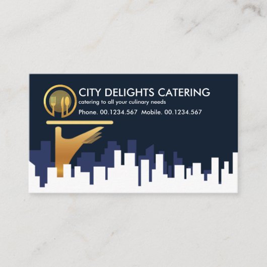 シティースタイリッシュスカイラインフードトラック料理 名刺 (正面)