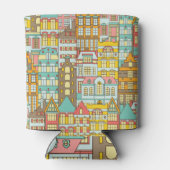 シティーパノラマスケッチ：シームレス。 缶クーラー (裏面)