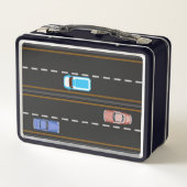 シティーパーソナライズされた通りカスタム メタルランチボックス (裏面)