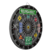 シティーパーソナライズされた通りプランナー ダーツボード (正面左)