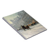 シティービクトリアンクリスマス通りシーン ノートブック (右側)