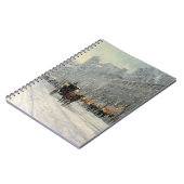シティービクトリアンクリスマス通りシーン ノートブック (左側)