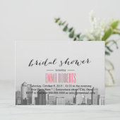 シティーモダンスカイラインの目的地ブライダルシャワー 招待状 (スタンド正面)