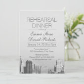 シティーモダンスカイライン行き先リハーサルディナー 招待状 (スタンド正面)