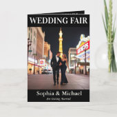 シティー結婚ズマガジンカバー招待状 招待状 (正面)