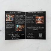 シティー結婚ズマガジンカバー招待状 招待状 (内部)