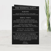 シティー結婚ズマガジンカバー招待状 招待状 (裏面)